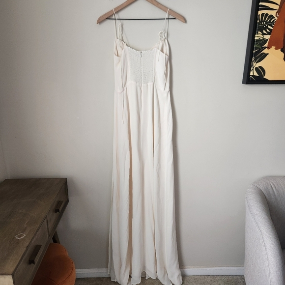 NWOT Reformation | Melita Bridal Wedding Maxi Dress Gown in Ivory - Size 10 - Picture 9 of 16